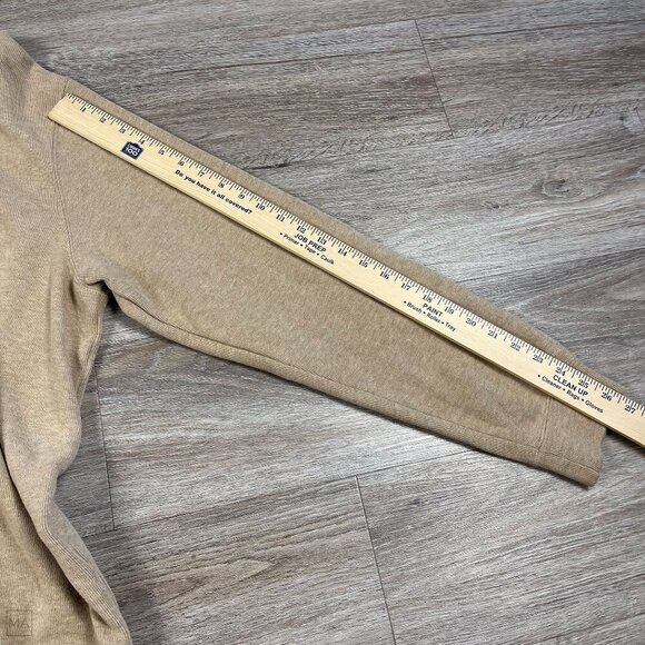 Polo Ralph Lauren Men's Quarter Zip Pullover Sweater Size XL Tan - Picture 7 of 8
